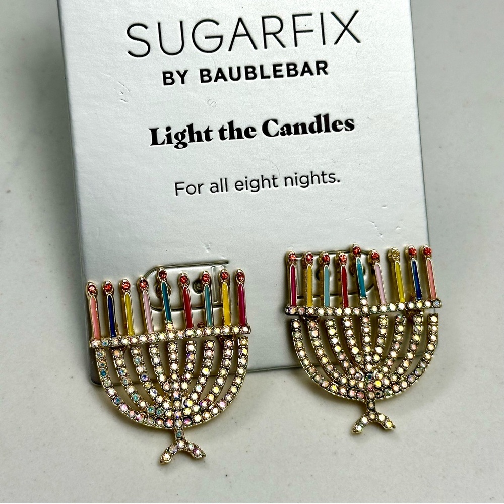 SUGARFIX x BAUBLEBAR Light The Candles Earrings, New